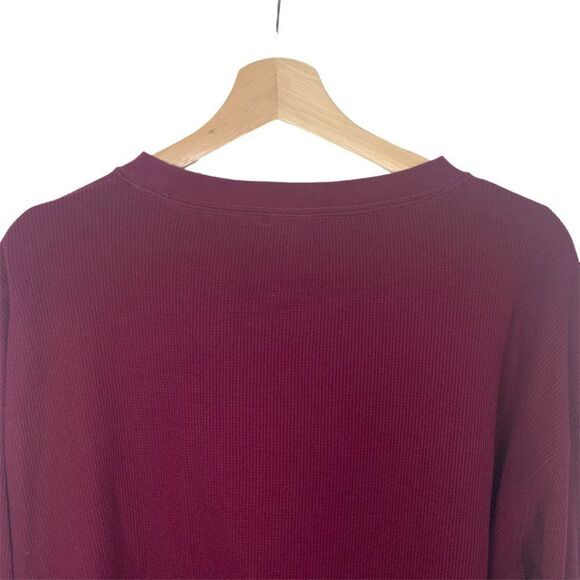 Pink Waffle Knit Raw Hem Crop Top - Picture 7 of 8